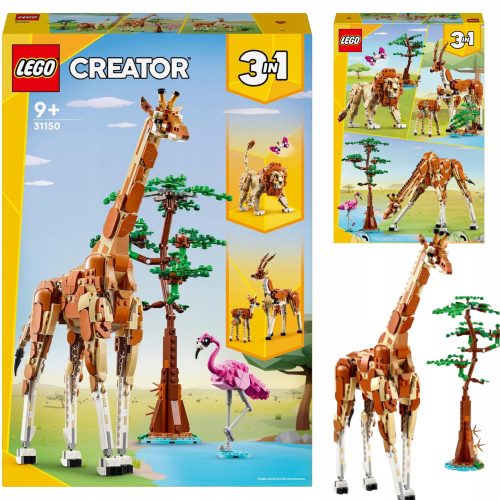  LEGO Creator 31150 Zvířata ze safari + Scatola di cartone 30 cm x 20 cm x 10 cm 380 g/m² 1 pz.