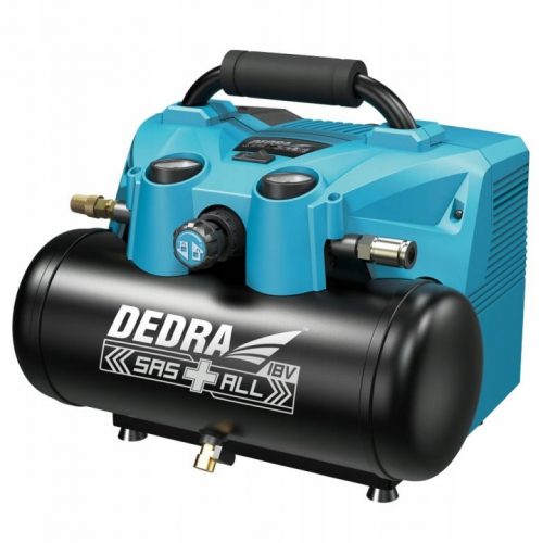  Compressore senza olio Dedra DED7077V 6 l 8 bar