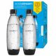  2x BOTTIGLIE SODASTREAM BOTTIGLIE SATURATORE BOTTIGLIA 1L CONFEZIONE DA DUE