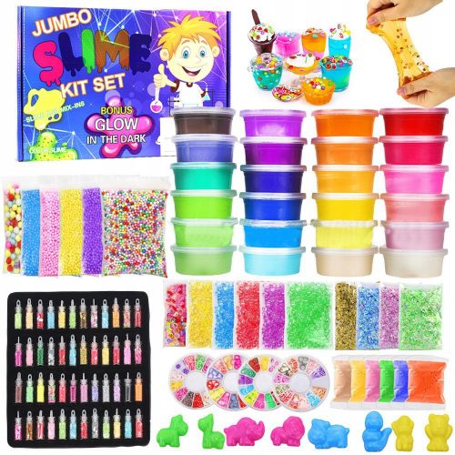  Set grande per realizzare SLIME XXL 120 pezzi di slime REGALO