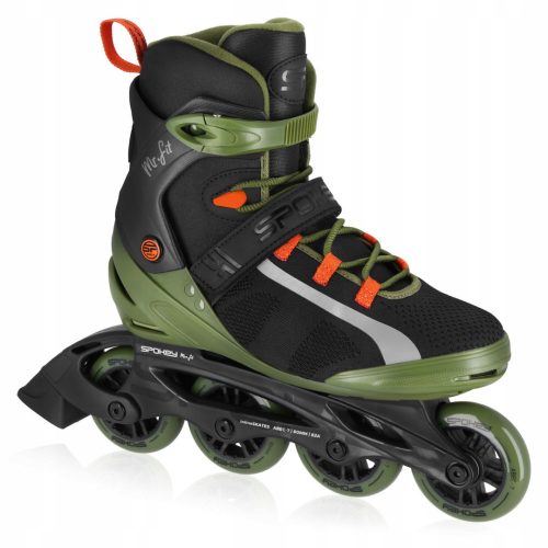  Pattini in linea da uomo Spokey MrFIT ABEC7 Carbon, taglia 44