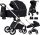  CARRELLO Ultra CRL-6525 Passeggino 2in1 Night Nero + adattatori ALFA Carrello per seggiolino auto Maxi-Cosi Cybex