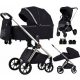  CARRELLO Ultra CRL-6525 Passeggino 2in1 Night Nero + adattatori ALFA Carrello per seggiolino auto Maxi-Cosi Cybex