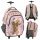  Zaino scuola multiscomparto Paso Sfumature di rosa, Multicolor 28 l