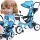  BE-ACTIVE.PL Triciclo Bicicletta Triciclo per bambini girevole 3 in 1 Bianco, Nero, Grigio