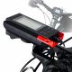  SET MANUBRIO CON CORNO ANTERIORE PER BICI CON LUCI A LED