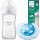  Philips Avent Natural SCY933/01 biberon 240 ml + Succhietto ortodontico in silicone Philips Avent 6 m +