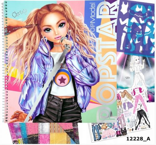  Top Model 12228 Libro da colorare Popstar