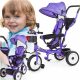  BE-ACTIVE.PL bicicletta a tre ruote Bicicletta a tre ruote per bambini 3in1 girevole Beige, Nero