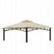  Tenda da giardino con tetto a padiglione 3x3 Beige