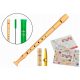  HOHNER 95083 FLAUTO FLAUTO SOPRANO + KAZOO IN METALLO CON CUSTODIA + NOTEBOOK IN OMAGGIO