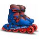  Pattini a rotelle Stamp Spiderman, misura 30-33, blu e rossi