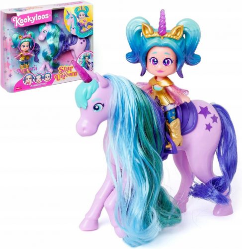  KOOKYLOOS Star Unicorn stella unicorno bambola Aurora, figure