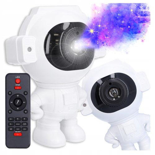  STARS PROJECTOR lampada notturna astronauta proiettore per spazio bambini + telecomando