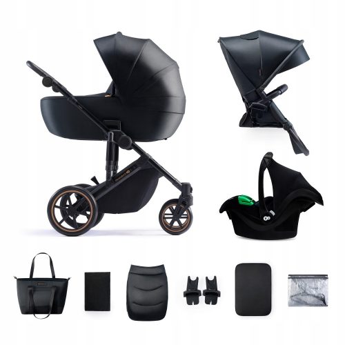  Passeggino multifunzione 3 in 1 con seduta PRIME 2 Kinderkraft, nero