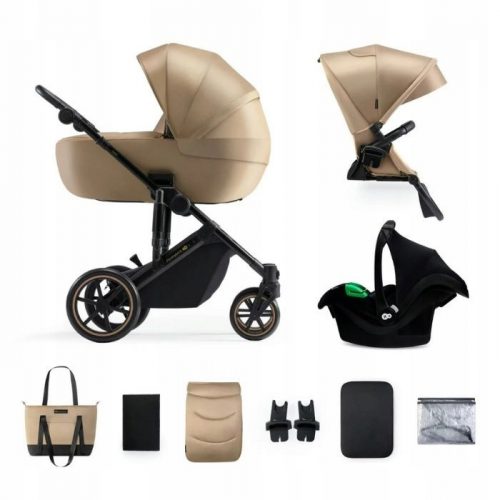  Passeggino multifunzione 3 in 1 con seduta PRIME 2 Kinderkraft, beige