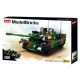  Sluban Model Bricks B0839 Leopard Tank 766 pz + Certificato "Super Bricks Constructor".