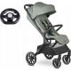  Easywalker Jackey2 XL Comodo passeggino pieghevole con borse + Manubrio per passeggino Easywalker, nero