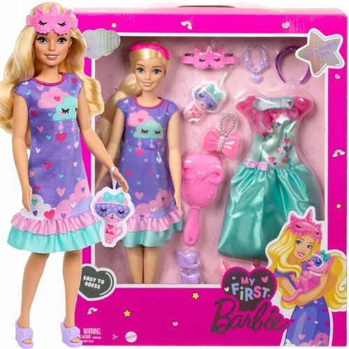 Barbie La mia prima bambola Barbie da giorno e da notte - viola HMM66