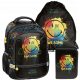  Zaino scuola multiscomparto Paso, nero, multicolore, 19 anni