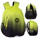  Zaino scolastico multiscomparto CoolPack, nero, sfumature di giallo e oro, 21 l