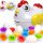  Gallina con uova Puzzle MONTESSORI APPRENDIMENTO COLORI E FORME GRANDE