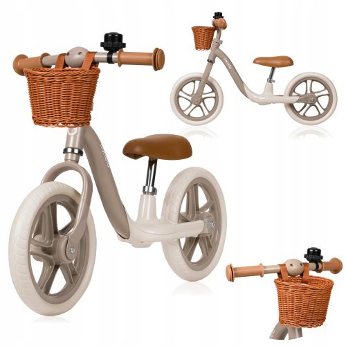  Bici senza pedali Lionelo Alex PLUS 12", Beige