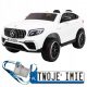  Auto Mercedes GLC 63S per bambini Bianca + trazione 4x4 + MP4 + LED + Ecopelle +