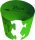  10× Vasi con clip robusti e durevoli per la coltivazione di verdure 25x25 / 12,27 L *Verde*