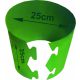  10× Vasi con clip robusti e durevoli per la coltivazione di verdure 25x25 / 12,27 L *Verde*