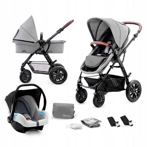  Passeggino Kinderkraft MOOV 3in1, grigio