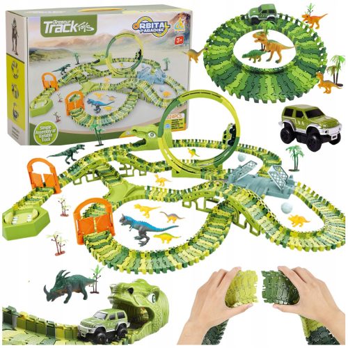  MEGA PISTA DINOSAUR PARK XXL DINO CAR 324 elementi LOOP