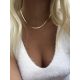  Collana GOLD CELEBRITY serpente CHOKER serpente in acciaio