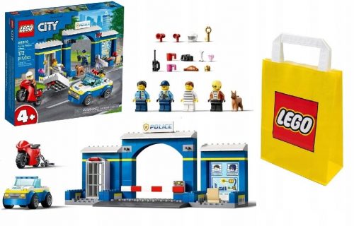  LEGO City 60370 Stazione di Polizia - Inseguimento + Busta di carta VP LEGO 6315792 Medio