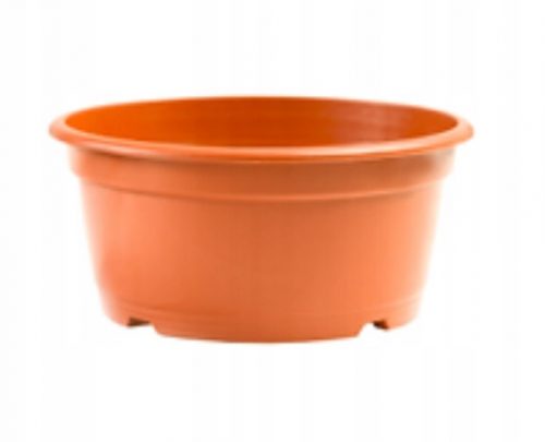  Vaso da fiori MIRADO 21 cm x 21 x 10,5 cm diametro 21 cm in plastica terracotta