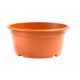  Vaso da fiori MIRADO 21 cm x 21 x 10,5 cm diametro 21 cm in plastica terracotta