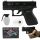  GLOCK PISTOLA CORTA GIOCATTOLO METALLO METALLO 6mm ASG 800 PALLINE GRATIS