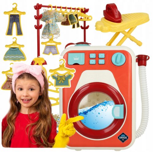  LAVATRICE AD ACQUA INTERATTIVA CON ACCESSORI PER ELETTRODOMESTICI GIOCATTOLO PER BAMBINI