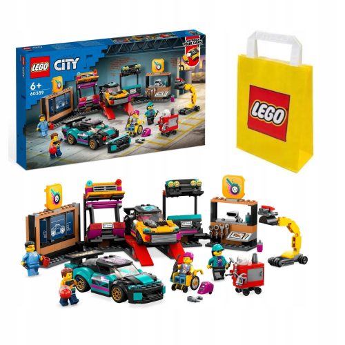  LEGO City 60389 Officina di tuning auto + sacchetto di carta VP LEGO 6315792 Medio