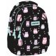  ZAINO SCUOLA HEAD YOUTH PER RAGAZZA NERO LOVELY KITTY CATS