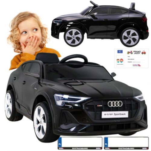  Auto a batteria Audi E-Tron 4x4 Sportback Nera