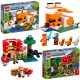  LEGO Minecraft 21178 L'Habitat della Volpe + LEGO Minecraft 21179 La Casa dei Funghi