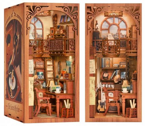  Casa in miniatura di Book Nook: l'ufficio segreto di CuteBee