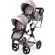  Passeggino profondo per bambole Bayer Design TWIN NEO