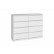  Cassettiera TopEshop Malwa 120 x 40 x 97 cm bianco opaco