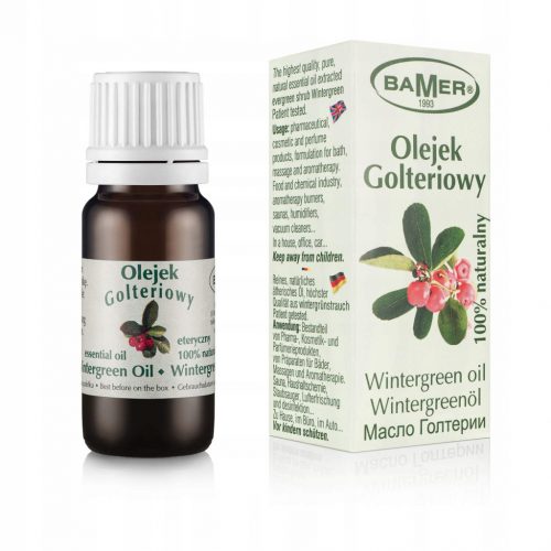  GOLTERIA Olio di Wintergreen 7ml BAMER