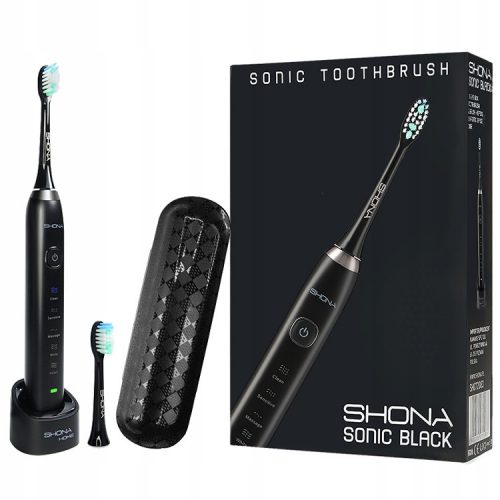  SHONA Spazzolino elettrico Sonic Nero