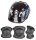  Set protezioni e casco Croxer Gauss M