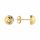  Orecchini in oro MEZZA SFERA DIAMANTE 5MM pr.585