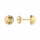  Orecchini in oro MEZZA SFERA DIAMANTE 5MM pr.585